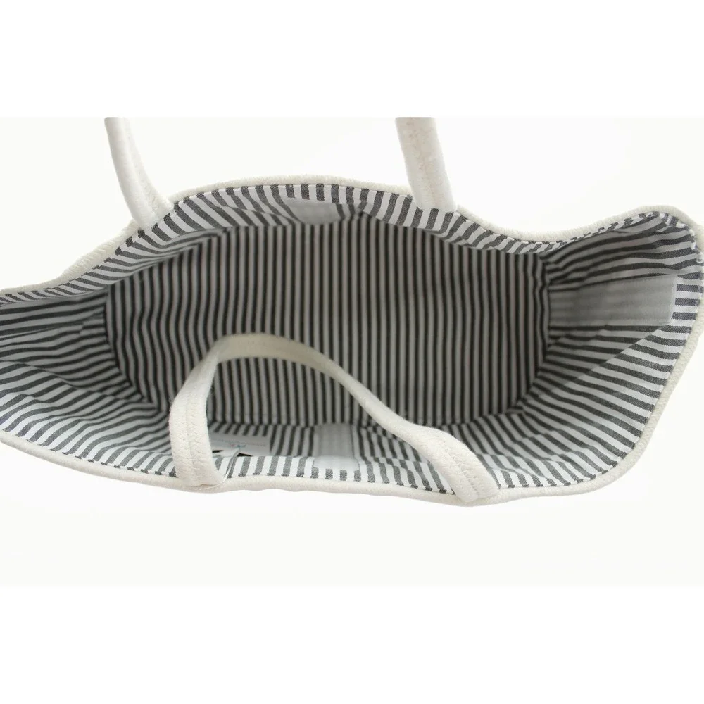 Luxury Little Diaper Caddy Organizer Woven Cotton Rope‎